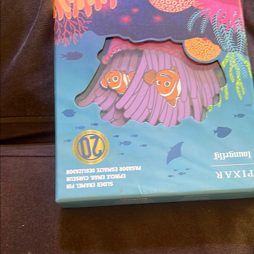 Loungefly Nemo and Coral Enamel Pin